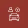 Icon depicting Ride Share / Uber Lyft