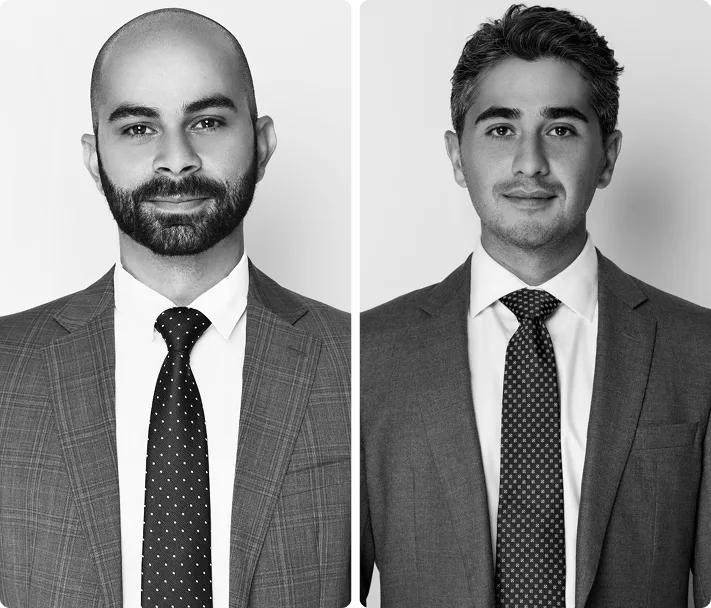 Profile photoes of Firouzi and Salem